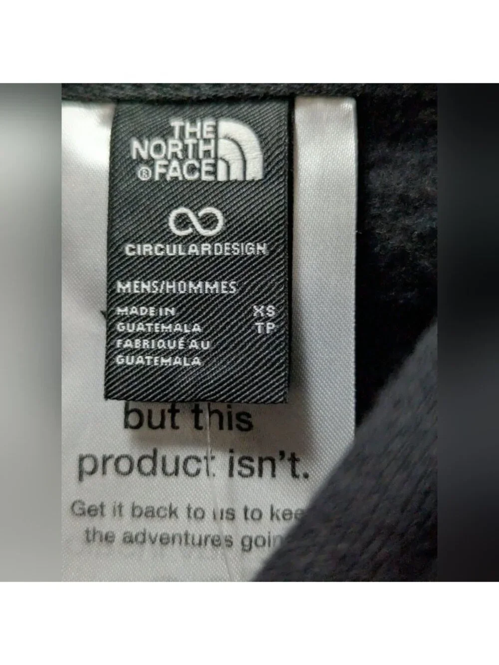 The North Face Crown Shyness Black Hoodie Plant Lover Unisex Mens XS Women S/M